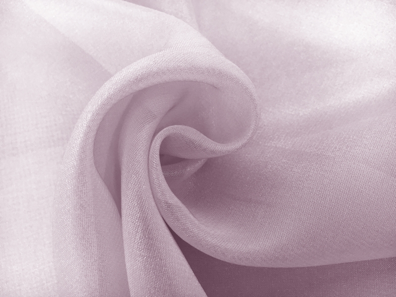 Microfiber Silver Metallic Chiffon in Lilac0