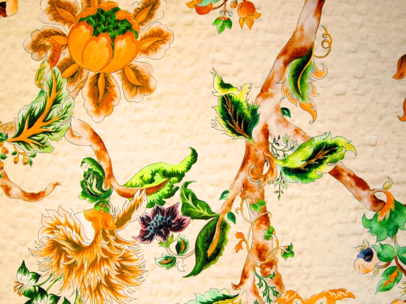 Printed Silk Shantung0