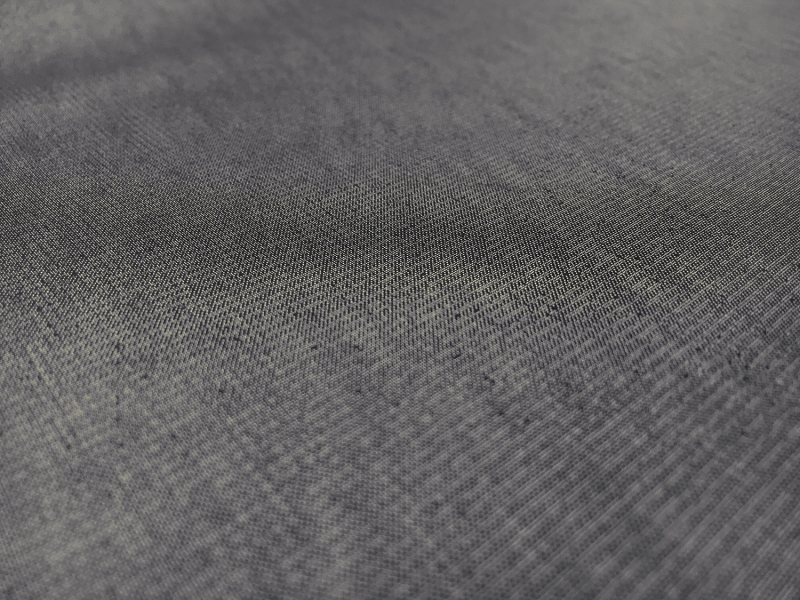 Microfiber Silver Metallic Chiffon in Midnight Navy1