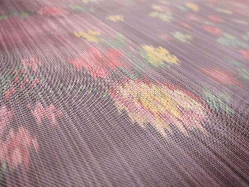 Metallic Nylon Blend Warp Organza2