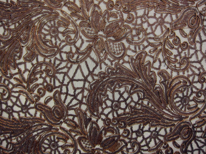 Tulle with Sequins and Cording0