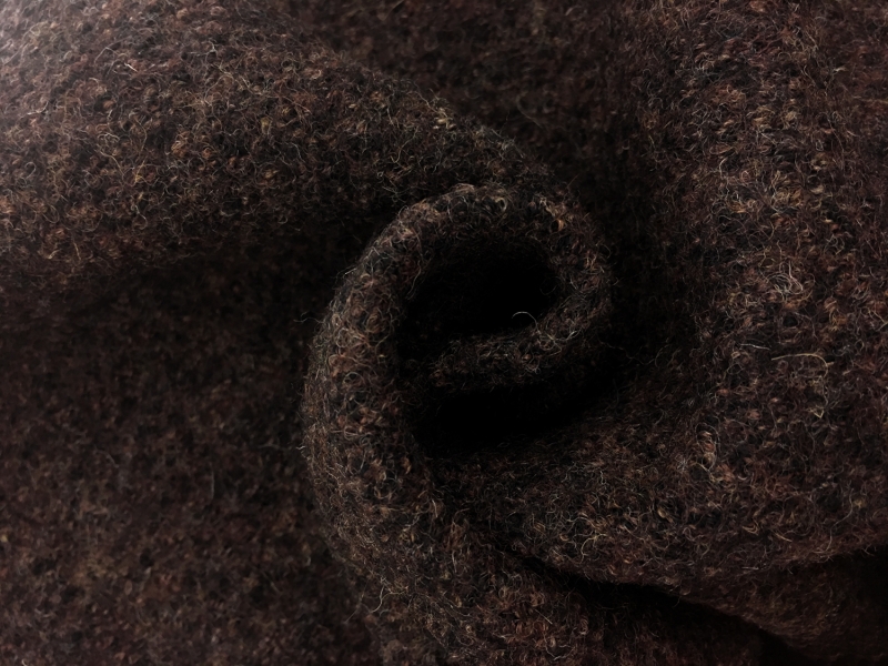 Boiled Wool in Brown1