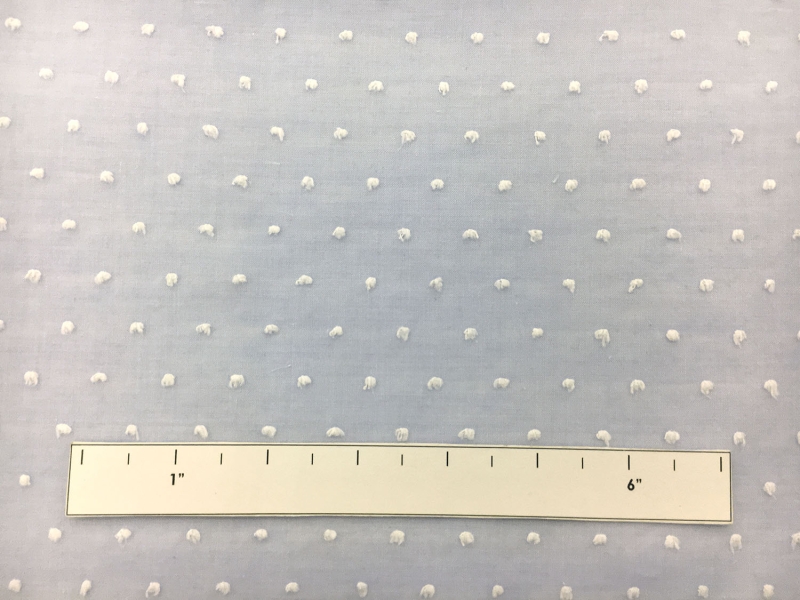 Cotton Poly Swiss Dot in Sky Blue2