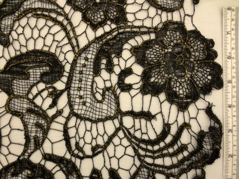Metallic Guipure Lace0
