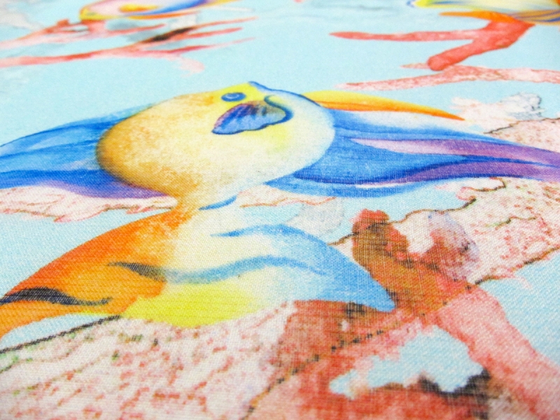 Printed Silk Chiffon1