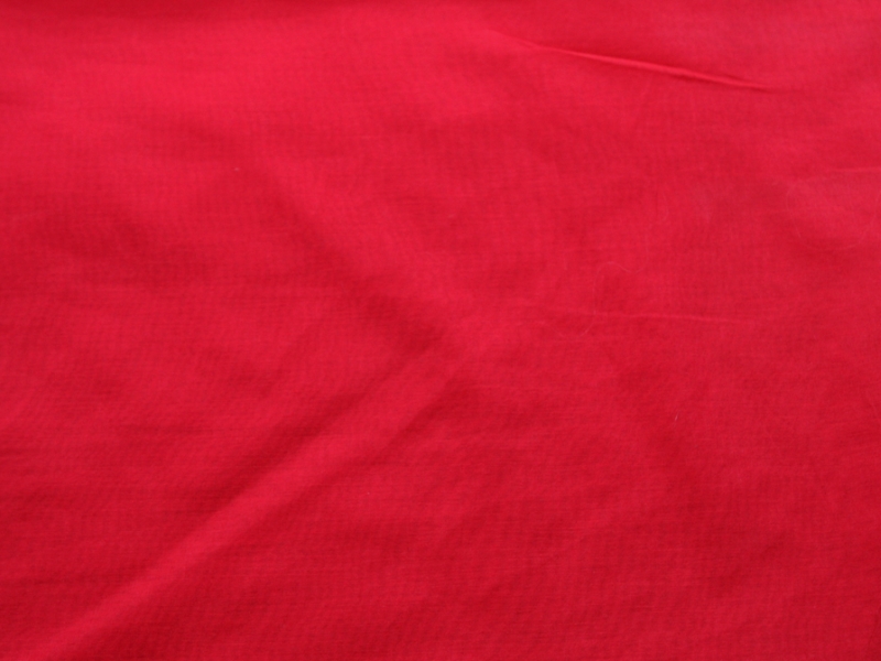 Silk Cotton Chiffon in Red0