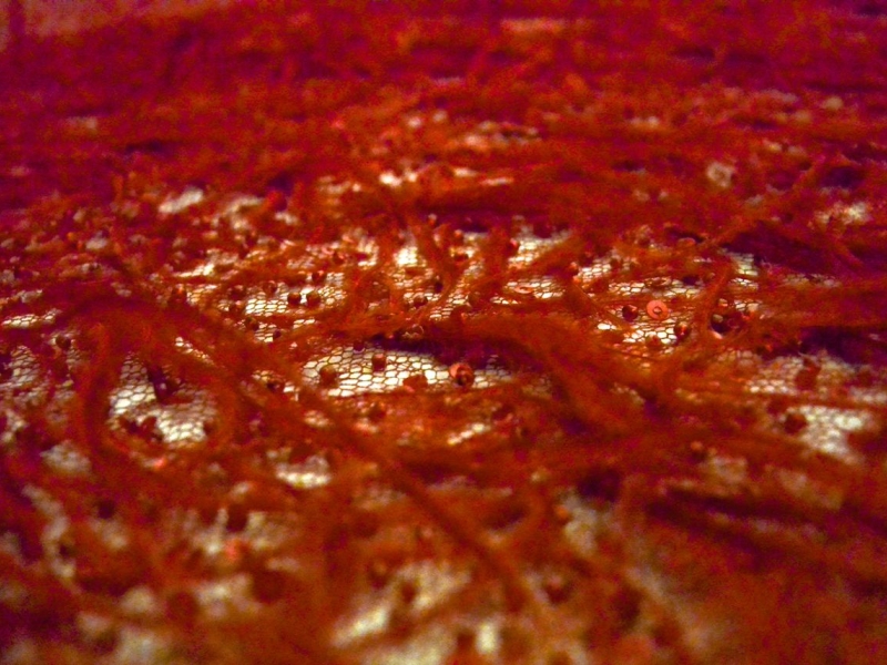 Hand Beaded Illusion With Ostrich Feather Border2