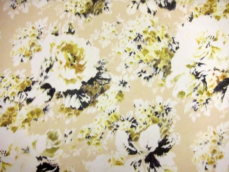 Printed Silk Organza0