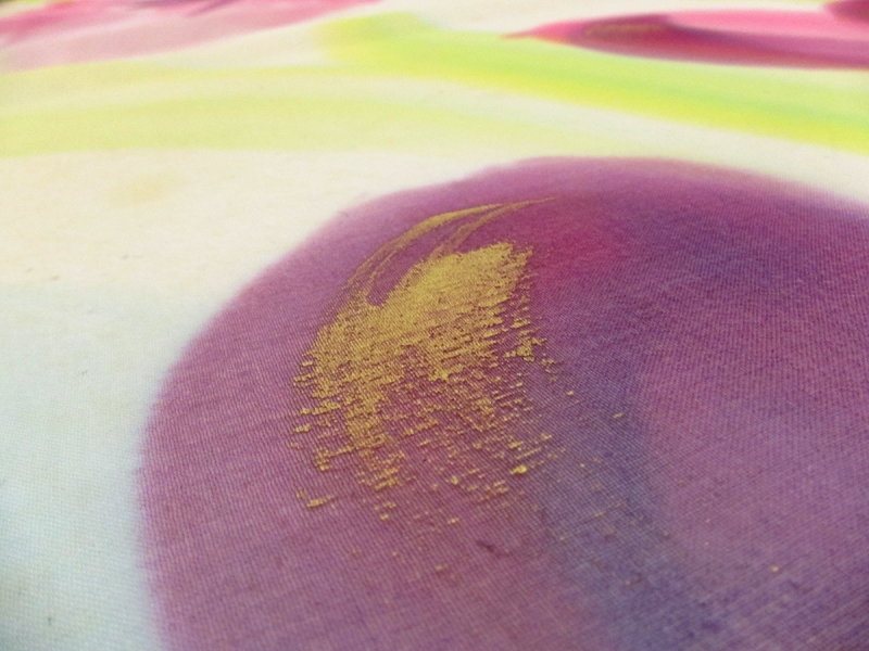 Hand Painted Silk Chiffon1