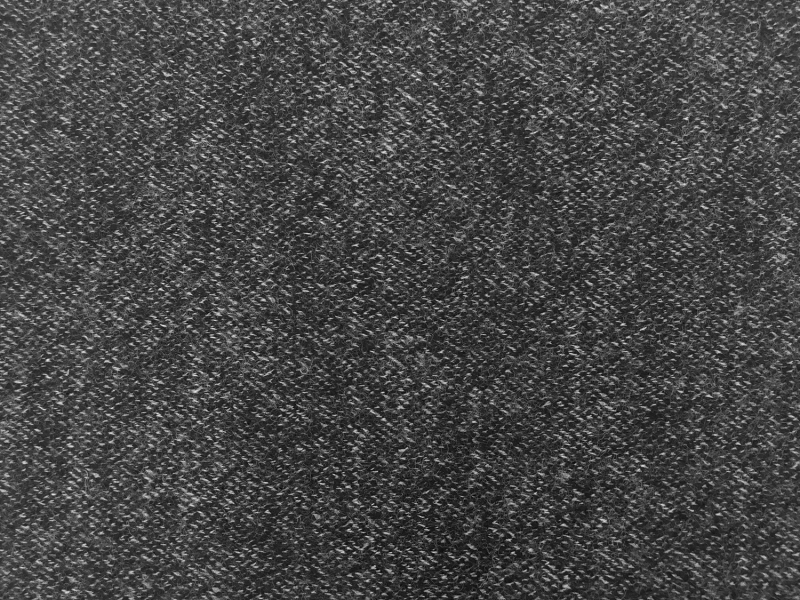 Virgin Wool Felted Knit Tweed0