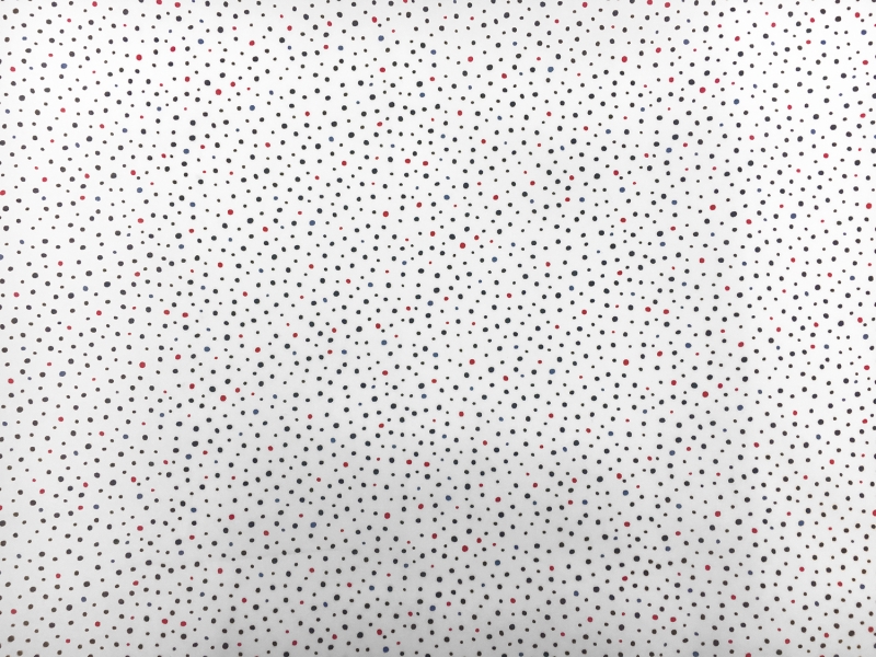 Japanese Cotton Lawn Petite Dots Print in White0