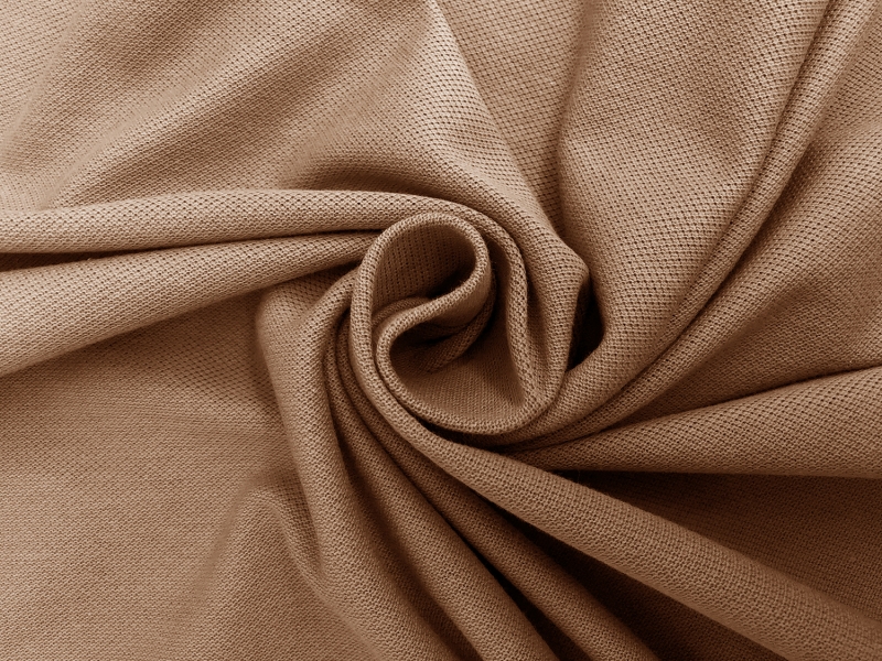 Japanese Cotton Pique Knit in Chamoisee1