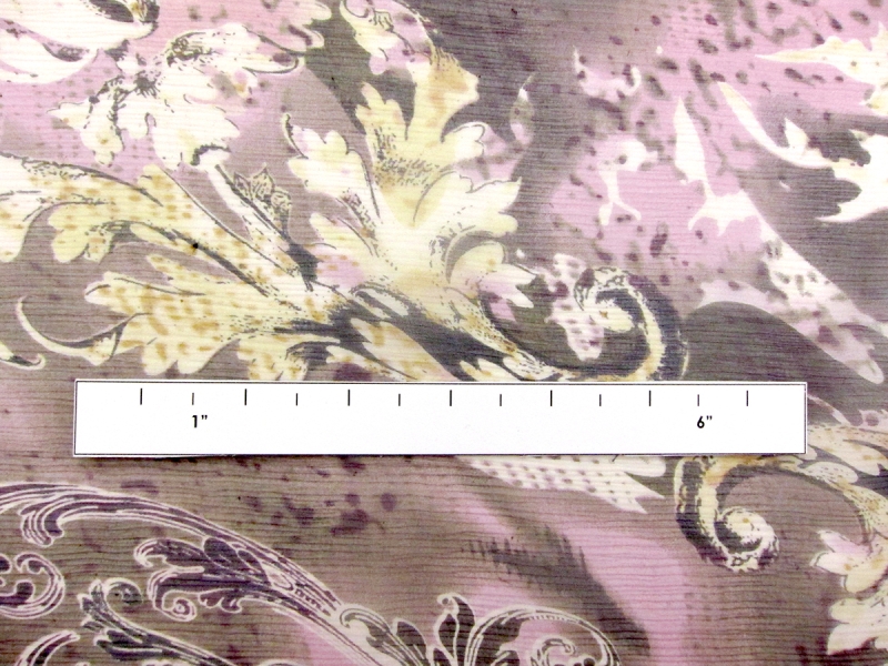 Printed Crinkle Silk Chiffon2