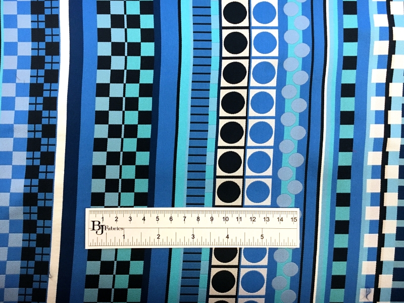 Colorful Geometric Doubleface Jacquard Twill1