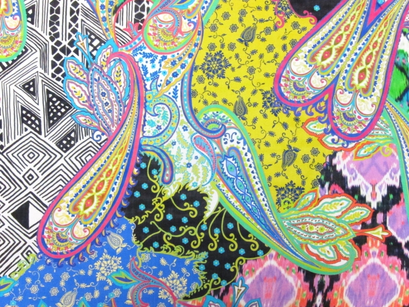 Printed Silk Chiffon0