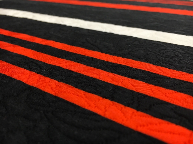 Designer Geometric Brocade Panel4