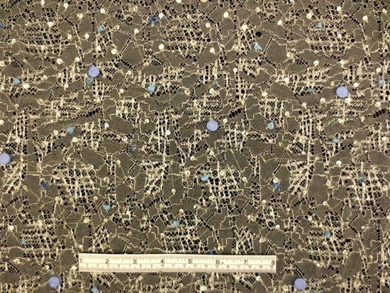 Beaded Metallic Chantilly Lace1