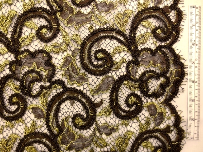 Metallic Soutaché Lace0