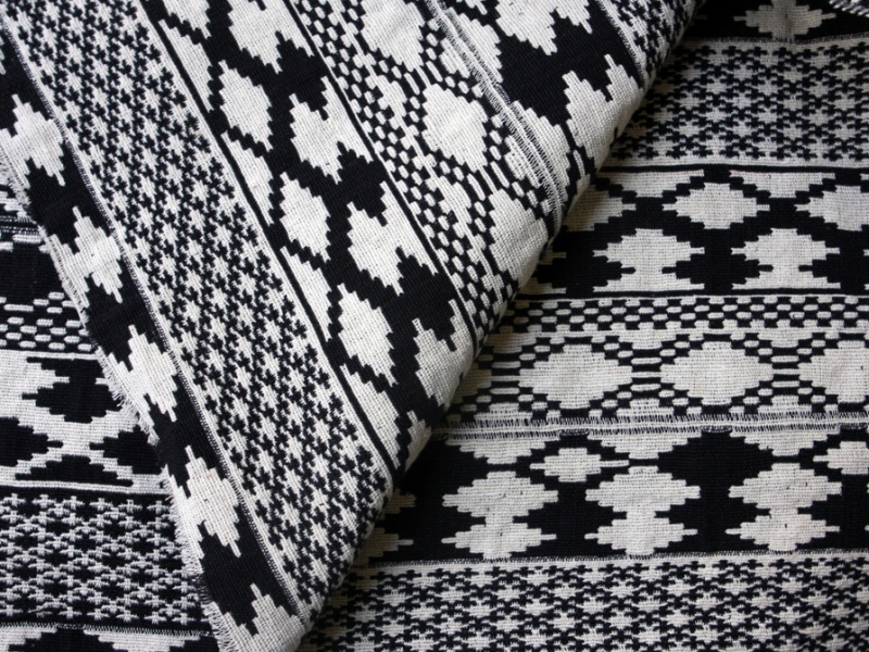 Doubleface Cotton Ikat Brocade2