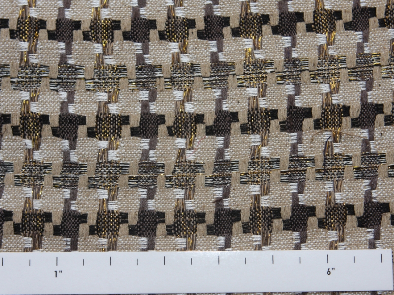 Silk Metallic Tweed0