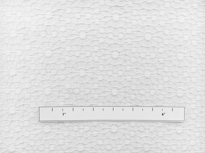 Metallic Acetate Blend Brocade in Silver1