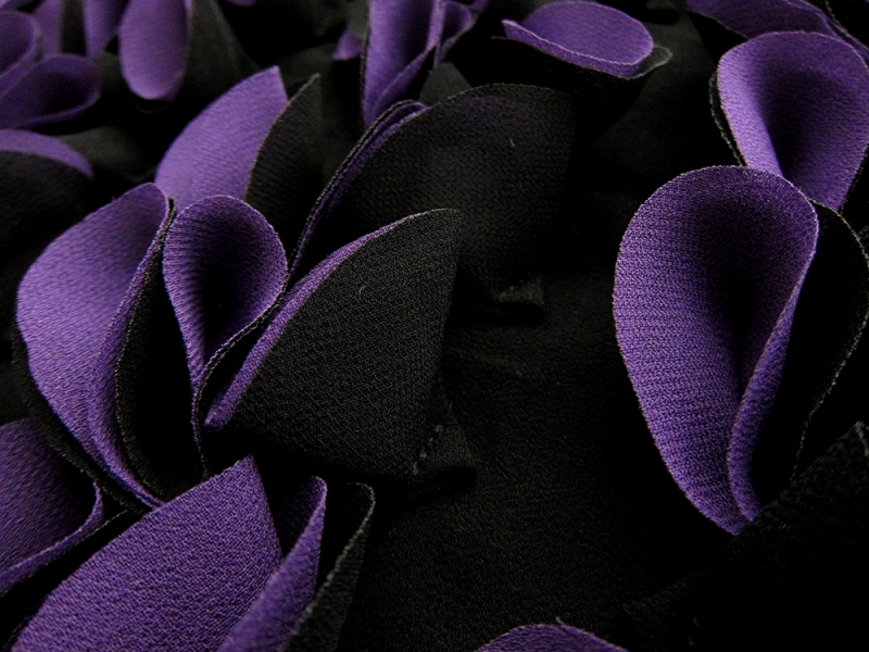 Novelty Samba Polyester Georgette Ruffles1