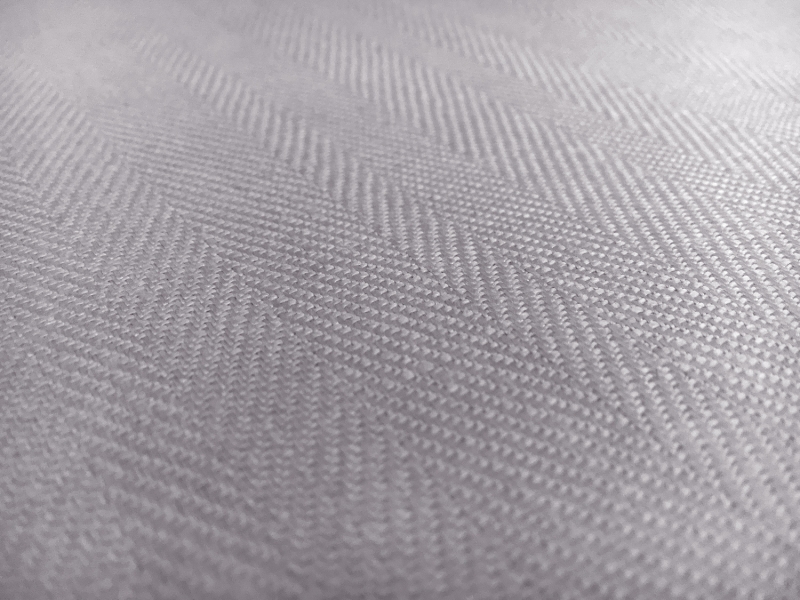 Upholstery Linen Herringbone in Silver0