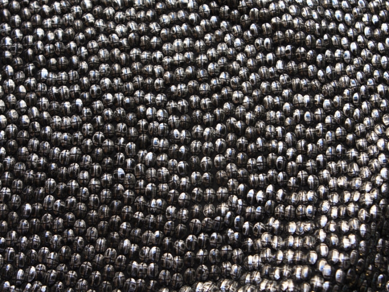 Sequins on Silk Chiffon0