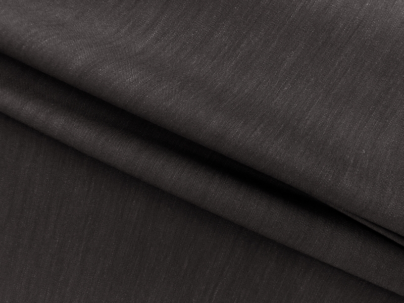 Stretch Linen Rayon Blend in Black2