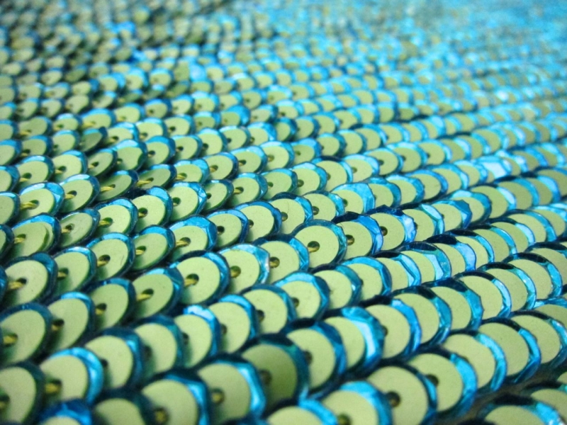 Layered Sequins on Silk Chiffon 2