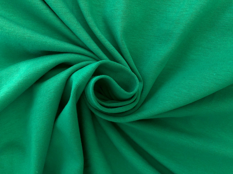 Laguna Cotton Spandex Jersey in Emerald1