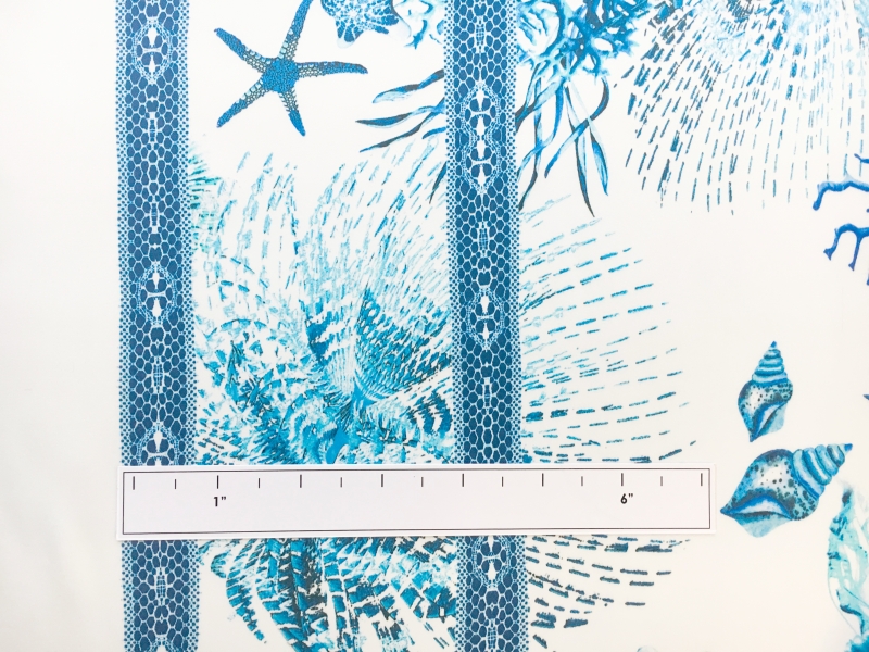 Printed Silk Chiffon with Corals and Anemones1