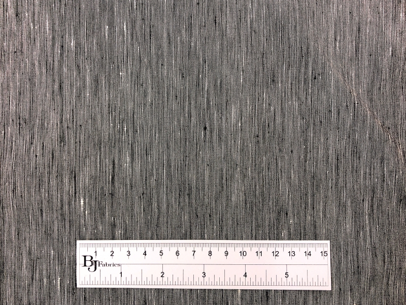 Stretch Linen Rayon Blend in Shark Fin Black4