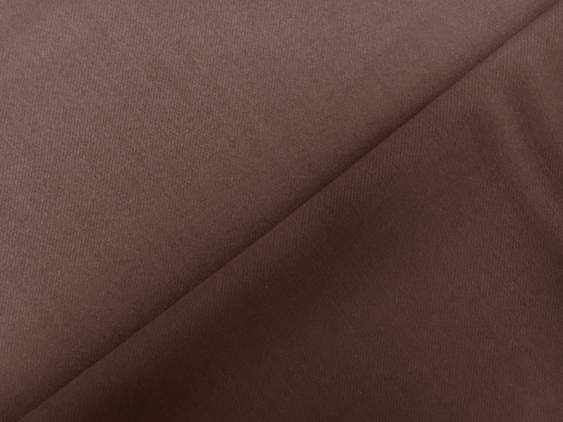 Italian Wool Satin Faille in Brown Taupe0