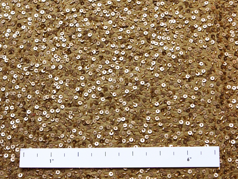 Sequins on Silk Chiffon1