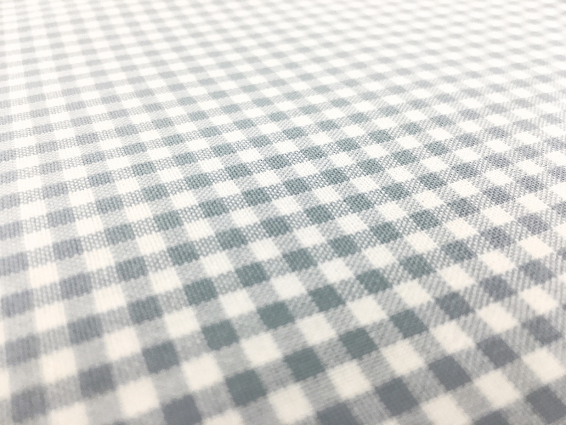 Carolina Cotton Gingham in Fog2