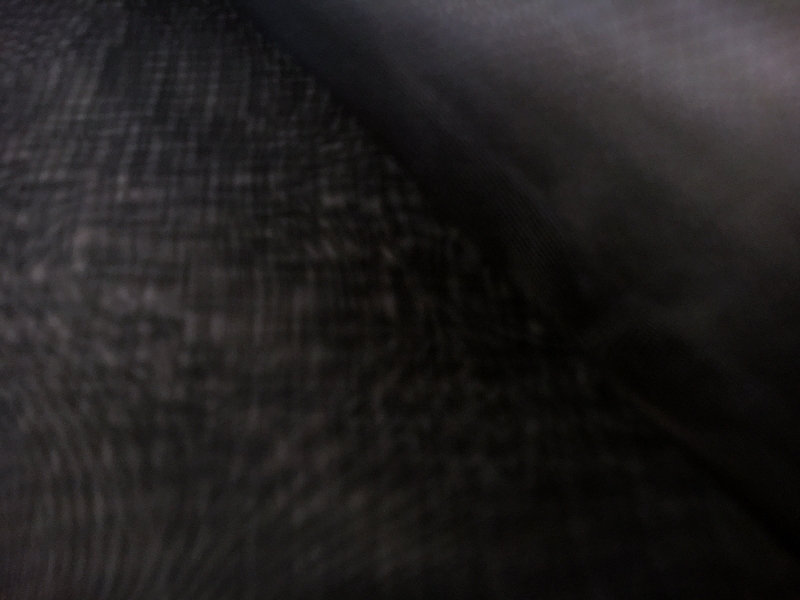 Japanese Polyester Extra Fine Organza in Black2