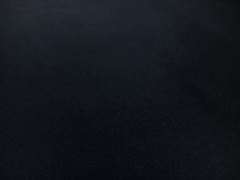 Italian Silk Duchesse Satin in Dark Navy1