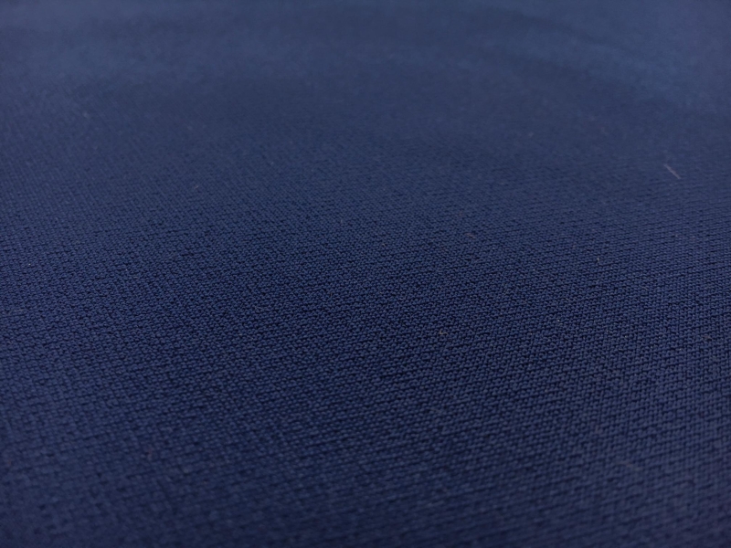 Polyester Stretch Crepe in Ultramarine1