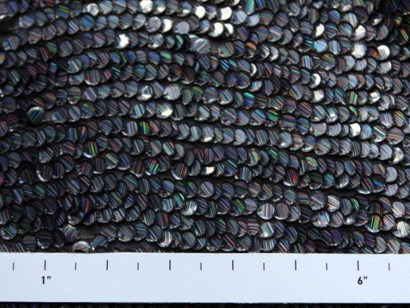 Paillettes on Silk Chiffon2