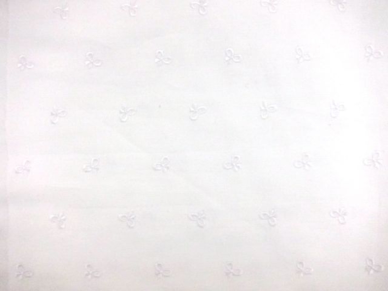 Embroidered Cotton Faille0