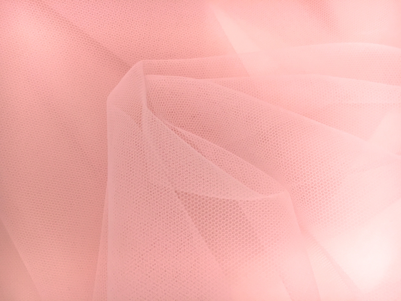 Italian Nylon Tulle in Vintage Rose0