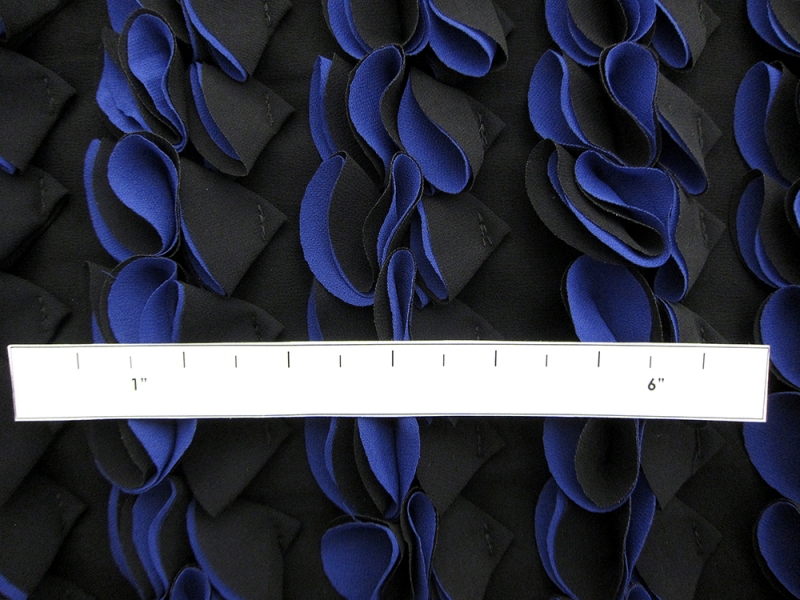 Novelty Samba Polyester Georgette Ruffles2