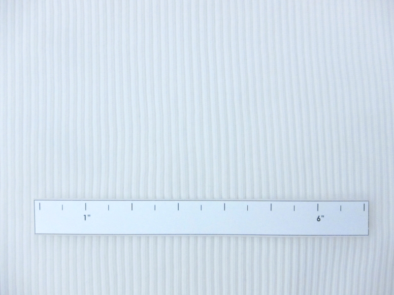 Nylon Rib Knit in White2