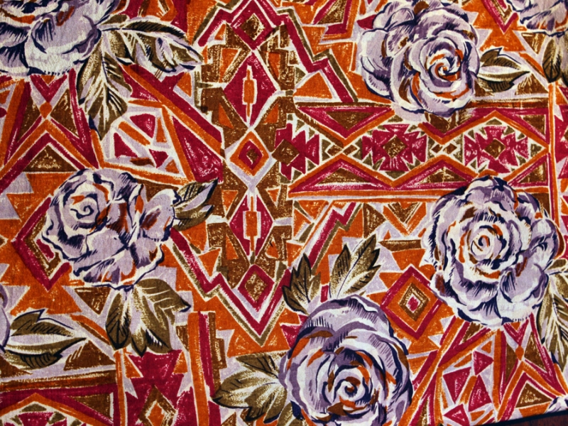 Printed Lightweight Silk Shantung1