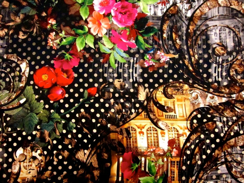 Printed Silk Chiffon0