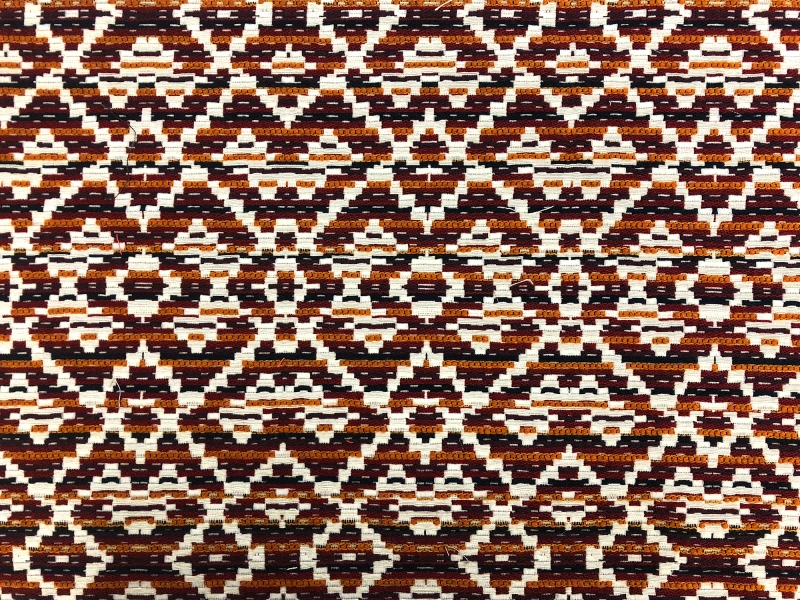 Cotton Blend Woven Novelty in Reds0