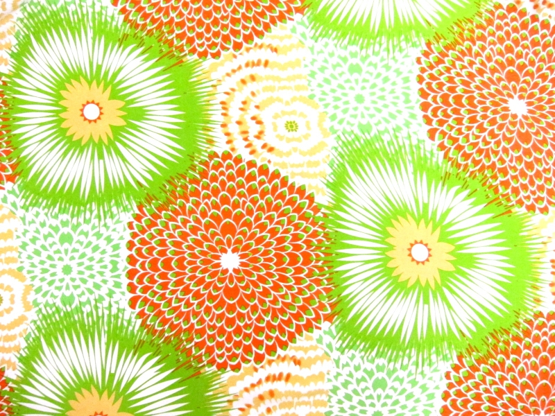 Printed Silk Charmeuse0