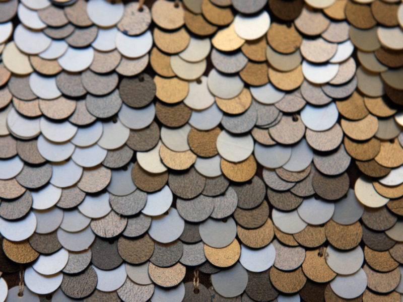 Novelty Paillettes on Silk Chiffon3