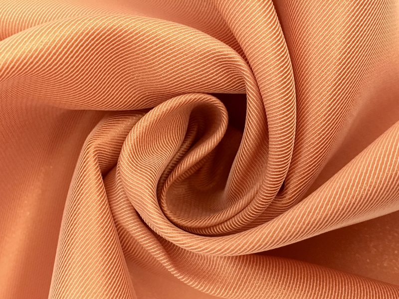 Metallic Polyester Twill in Melon0